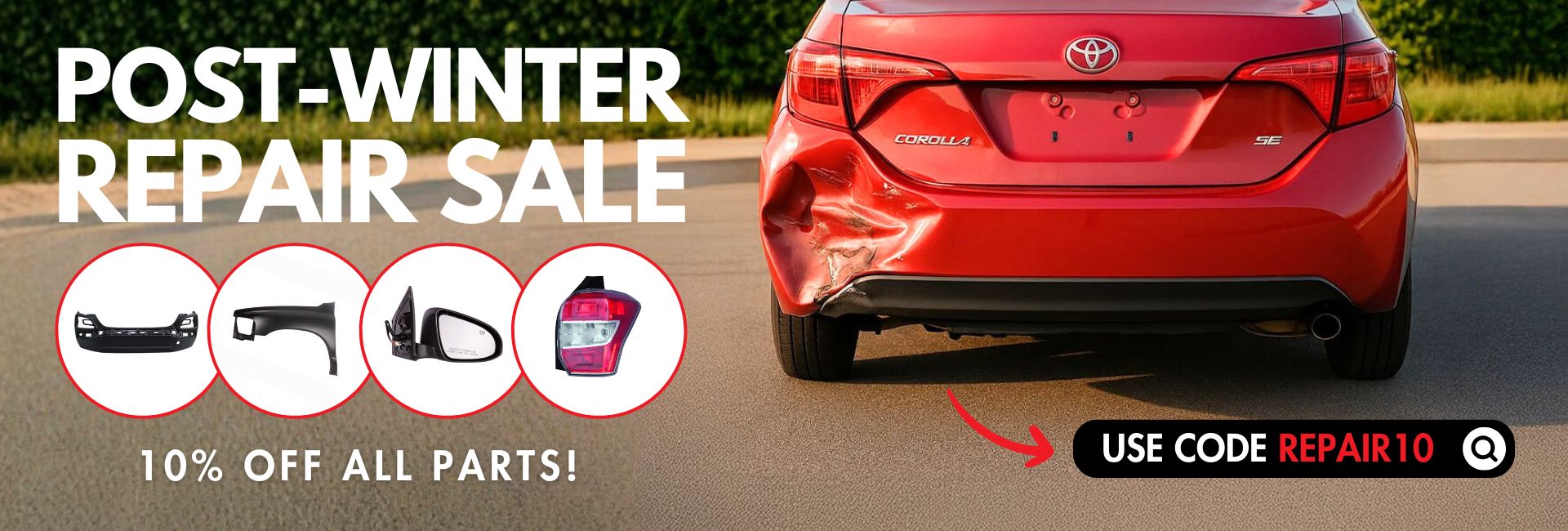 Rear Plastic Bumper Covers