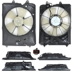 Acura MDX 2007-2009 Radiator Fan Assembly Left Hand - AC3115117