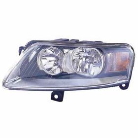 Audi A6 2006-2008 Driver Side Halogen Head Light Assembly - AU2502131
