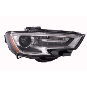 Audi A3 2017-2019 Passenger Side Headlight Lens Housing - AU2503207