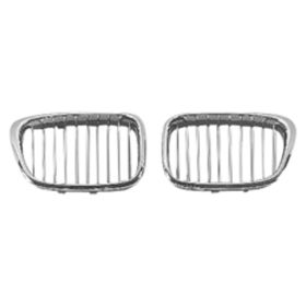 BMW 5 Series 2001-2003 Driver Side Grille - BM1200136