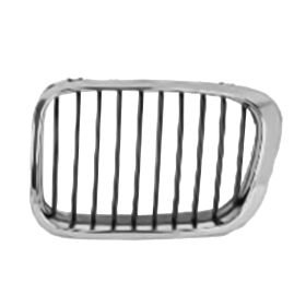 BMW 3 Series Sedan 1999-2001 Driver Side Upper Hood-mounted Grille - BM1200178