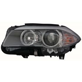 BMW 5 Series 2011-2013 Driver Side Halogen Headlight Lens And Housing - BM2502174