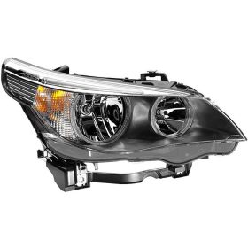 BMW 3 Series Sedan 2006-2008 Passenger Side Halogen Head Light Assembly - BM2503133