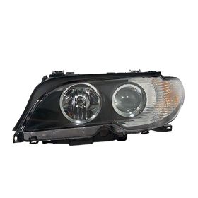 BMW 3 Series Convertible 2003-2006 Driver Side Halogen Head Light Lens And Housing - BM2518112