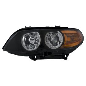 BMW X5 2004-2006 Driver Side Halogen Headlight Assembly - BM2518146
