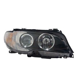 BMW 3 Series Convertible 2003-2006 Passenger Side Halogen Head Light Lens And Housing - BM2519112