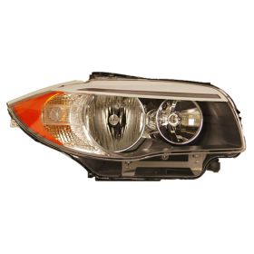 BMW 1 Series 2011-2013 Passenger Side Halogen Head Light Lens And Housing - BM2519136