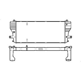 Dodge Pickup Fullsize 1994-2002 Turbocharger Intercooler/charge Air Coolerwith 5.9l Turbo Diesel - CAC010085