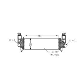 2014-2022 Dodge Ram 1500 Pickup - Turbocharger Intercooler/charge Air Cooler - CAC010126
