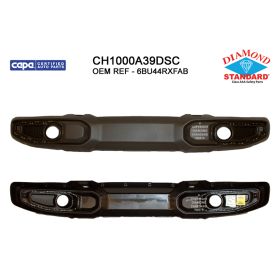 2018-2023 JEEP WRANGLER JL Front Bumper Cover - Diamond Standard - CH1000A39DSC OEM# 6BU44RXFAA