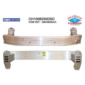 2019-2023 JEEP RENEGADE Front Bumper Impact Bar - Diamond Standard - CH1006250DSC OEM# 68439592AA