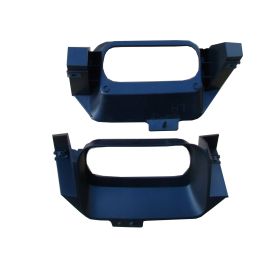 2019-2024 Dodge Ram 1500 Classic Pickup - Driver And Passenger Side Front Tow Hook Bezel Pair - CH1037127