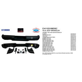 Call Us About The Rear Step Bumper Assembly - Diamond Standard - CH1103168DSC