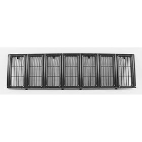 1997-2001 Jeep Cherokee (midsize) - Front Grille [insert Panel]  Black Finish - CH1200208