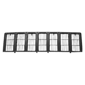 1997-2001 Jeep Cherokee (midsize) - Front Grille [insert Panel] Matte Black Finish - CH1200209