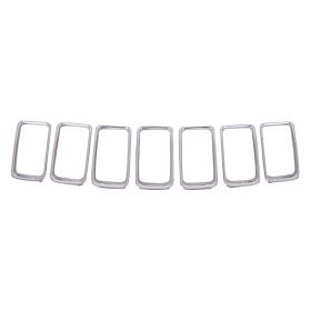 2014-2016 Jeep Grand Cherokee - Grille Trim Ring 7-piece Set - CH1210116