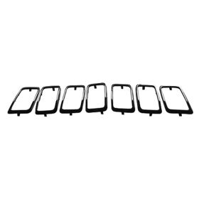 2017-2021 Jeep Grand Cherokee - Grille Trim Ring 7-piece Set - CH1210131