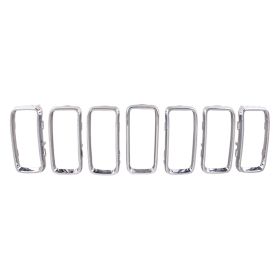 2019-2023 JEEP RENEGADE Grille Trim Ring 7-Piece Set - CAPA Certified - CH1210141C