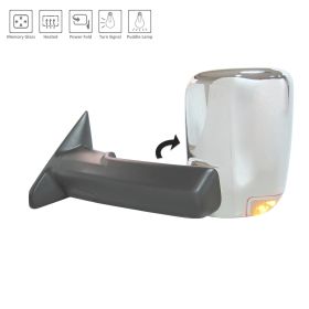 Dodge RAM Pickup 3500 2015-2018 Driver Side Door Mirror - CH1320398