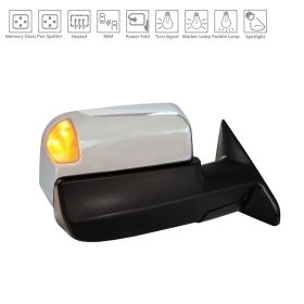 2019-2022 Dodge Ram 3500 Pickup - Passenger Side Power Door Tow Mirror - CH1321490