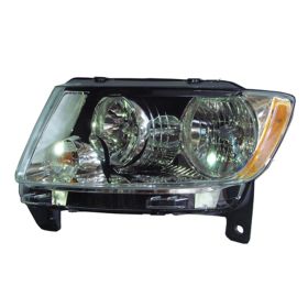 2011-2013 Jeep Grand Cherokee - Driver Side Halogen Headlight Assembly - CH2502224