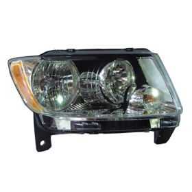 2011-2013 Jeep Grand Cherokee - Passenger Side Halogen Headlight Assembly - CH2503224