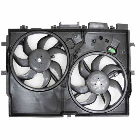 Dodge RAM Promaster 1500 2014-2019 Radiator And Condenser Fan Assembly With Two Fans Side By Side - CH3115185