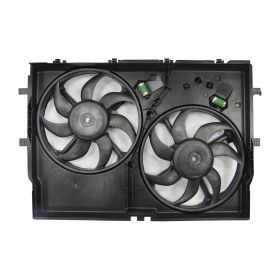 Dodge RAM Promaster 1500 2014-2019 Radiator And Condenser Fan Assembly With Two Fans Side By Side - CH3115189
