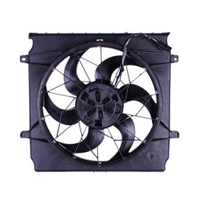 Jeep Liberty 2006-2007 Radiator Fan Assembly For Models Without Heavy Duty Cooling - CH3117104