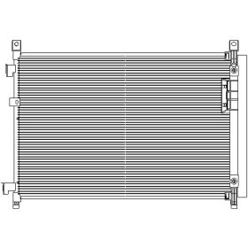 Nissan Rogue 2017-2019 A/c Condenser - CND30080