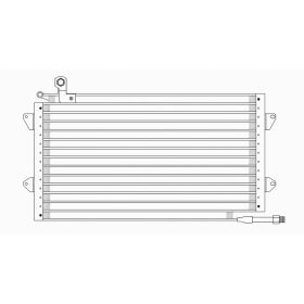 Volkswagen Cabrio 1995-2002 Ac Condenser - CND34782