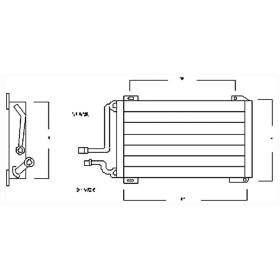 1975-1980 Gmc Jimmy (fullsize) - Ac Condenser - CND36120