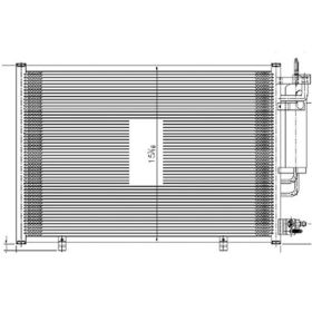 Ford Fiesta Hatchback 2011-2013 Condenser With Receiver Drier - CND3881