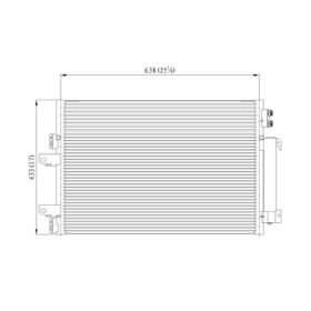 Jeep Compass Mk Classic 2010-2012 Condenser - CND3982