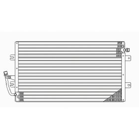 1995-2005 Gmc Safari Van - Ac Condenser With Rear A/c - CND40011