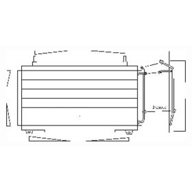 1994-1998 Mercedes C280 - Ac Condenser - CND40051