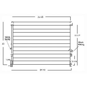1998-2000 Toyota Tacoma 2wd Pickup - Ac Condenser - CND40133