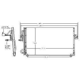 Mercury Villager 1999-2002 Ac Condenser - CND40192