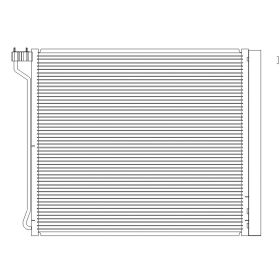 BMW X5 2009-2018 A/c Condenser For V8 Models Only [x-drive50i/x5m/x6 Hybrid] - CND4338