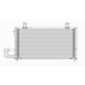 KIA Spectra (00-04)(hback/sed) 1998-2001 Ac Condenser - CNDDPI3017