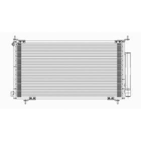 2003-2011 Honda Element - Ac Condenser [includes Receiver/dryer] - CNDDPI3112