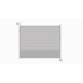 2004-2009 Dodge Durango - Ac Condenser For Models Without Rear A/c - CNDDPI3289