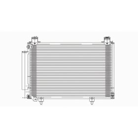 2004-2005 Scion Xb - Ac Condenser With Receiver Drier - CNDDPI3300
