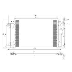 Ford Fusion 2006-2012 Ac Condenser With Toc - CNDDPI3390