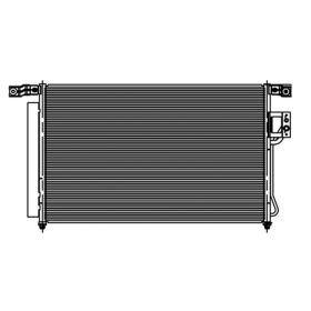 Hyundai Santa Fe 2007-2009 Ac Condenser 6mm - CNDDPI3576