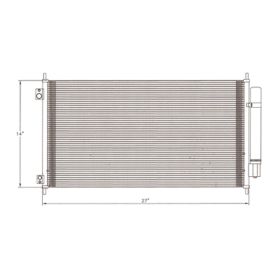 Honda Accord Crosstour 2008-2012 Ac Condenser - CNDDPI3669