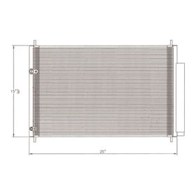 2009-2019 Toyota Corolla Sedan - Ac Condenser 1.8/2.4ltr L4 Engine Japan Built Corolla - CNDDPI3686