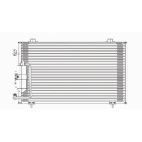 Pontiac Vibe 2003-2008 Ac Condenser With Receiver Drier - CNDDPI4726