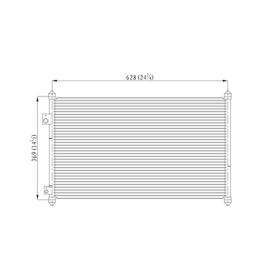 Honda Civic Coupe 2001-2004 Ac Condenser - CNDDPI4977